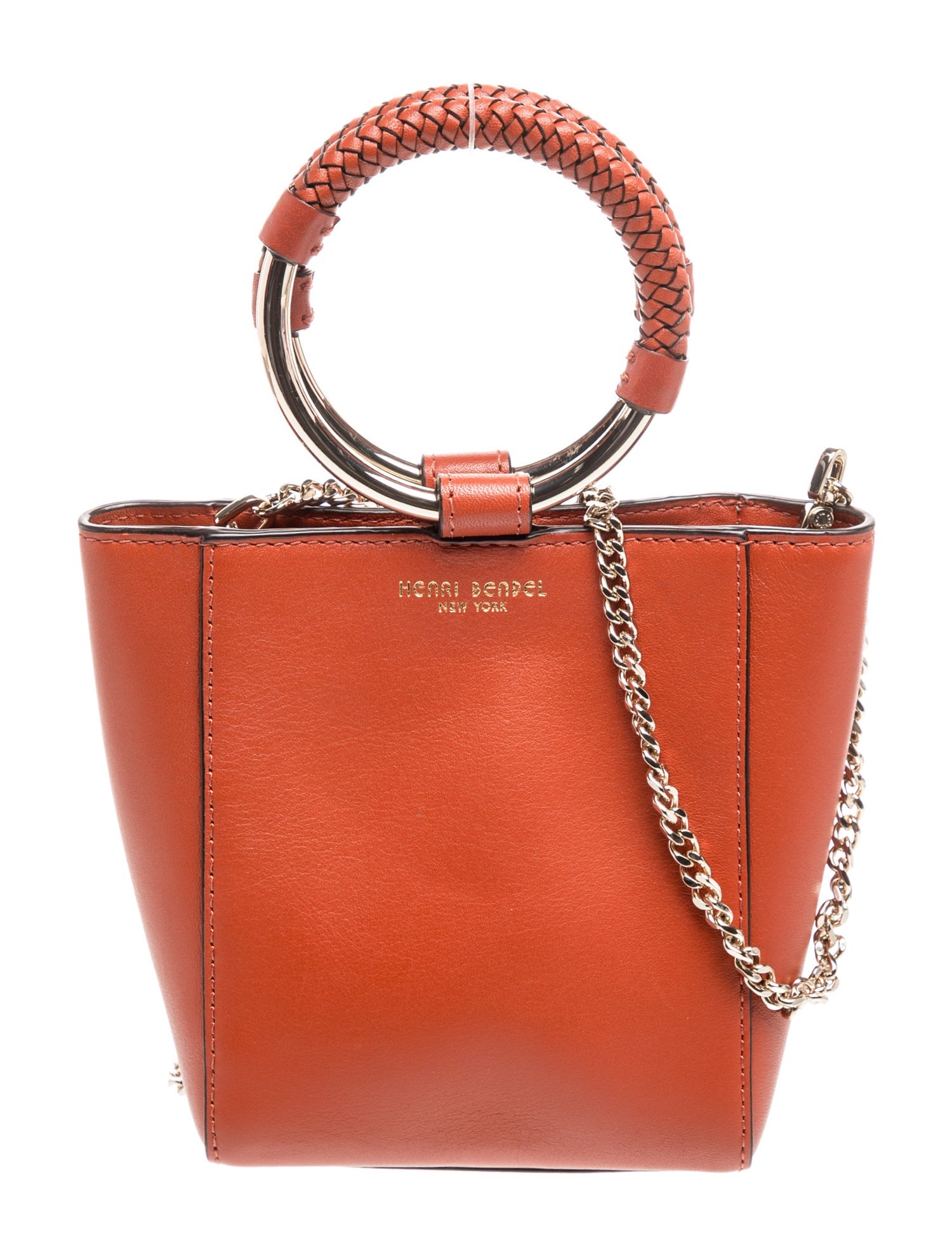 Leather Top Handle Bag