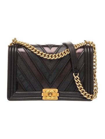 Large Chevron Mix Boy Bag