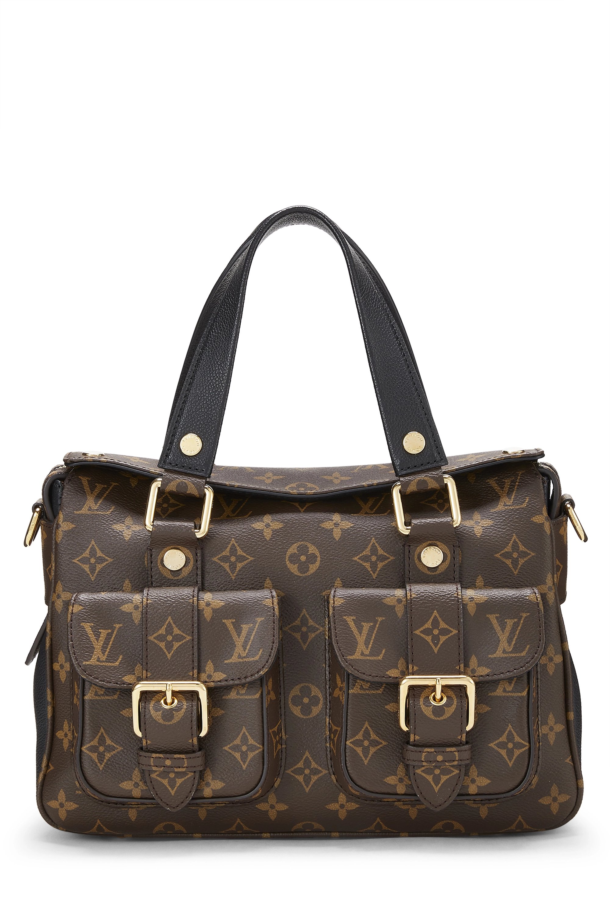 Black Monogram Canvas Manhattan MM NM