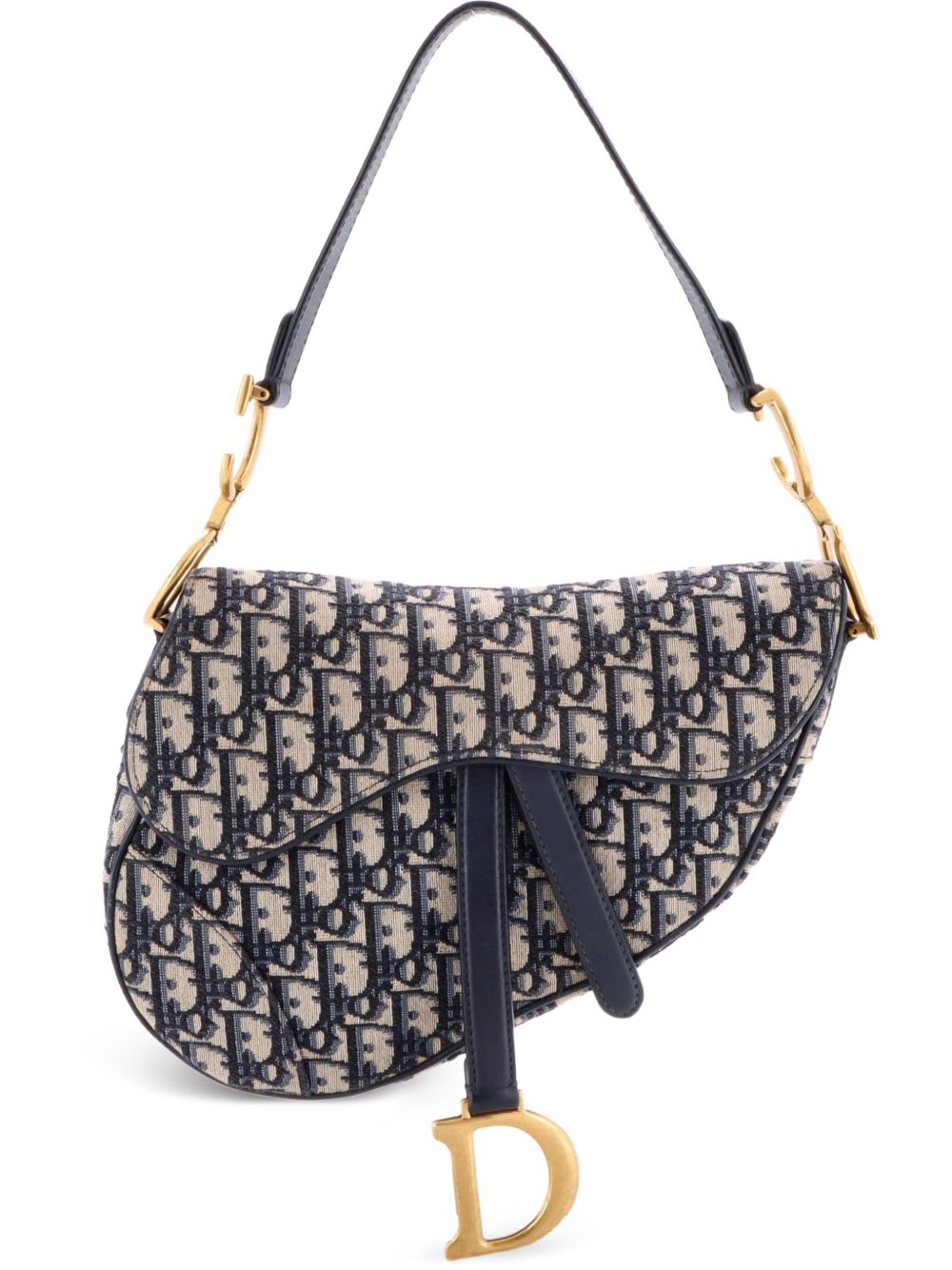 Dior Saddle Handbag Oblique Canvas Medium shoulder bag
