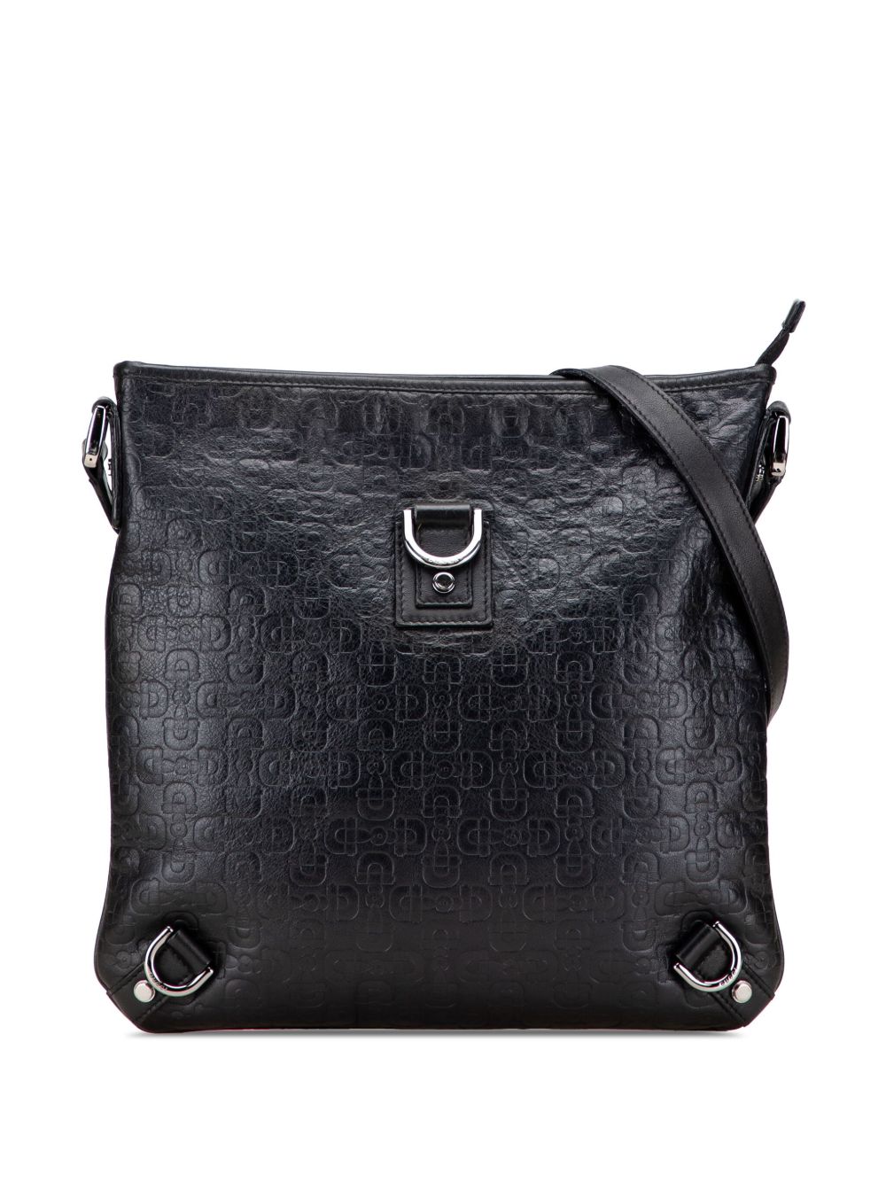 2000-2015 Embossed Leather Horsebit Abbey D Ring crossbody bag