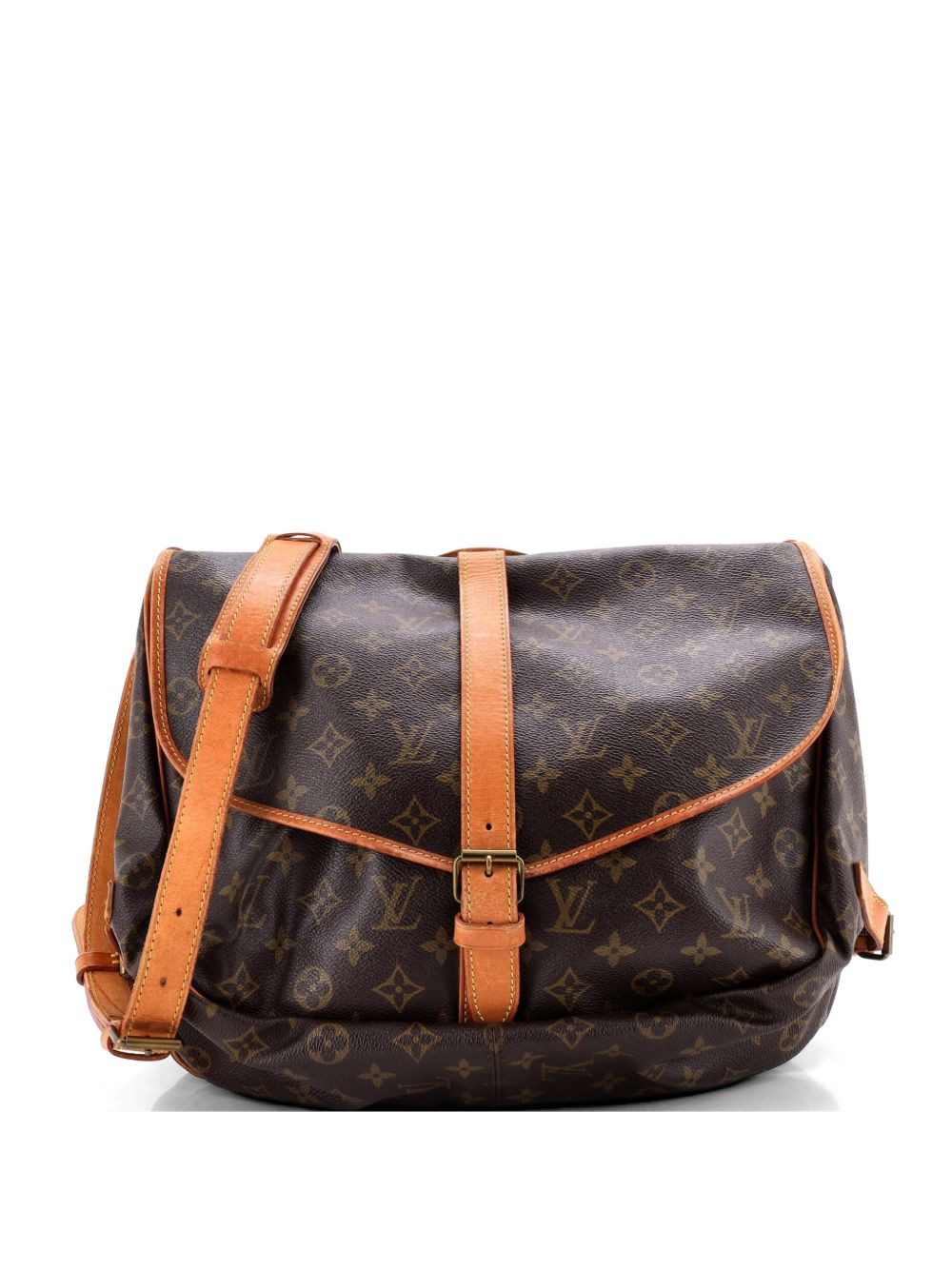 Louis Vuitton Saumur Handbag Monogram Canvas 35 crossbody bag