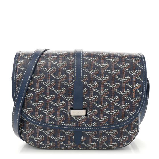 Goyard Goyardine Belvedere II PM Messenger Bag Navy