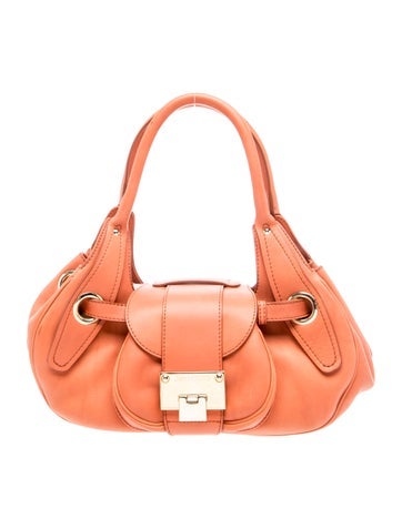 Leather Top Handle Bag