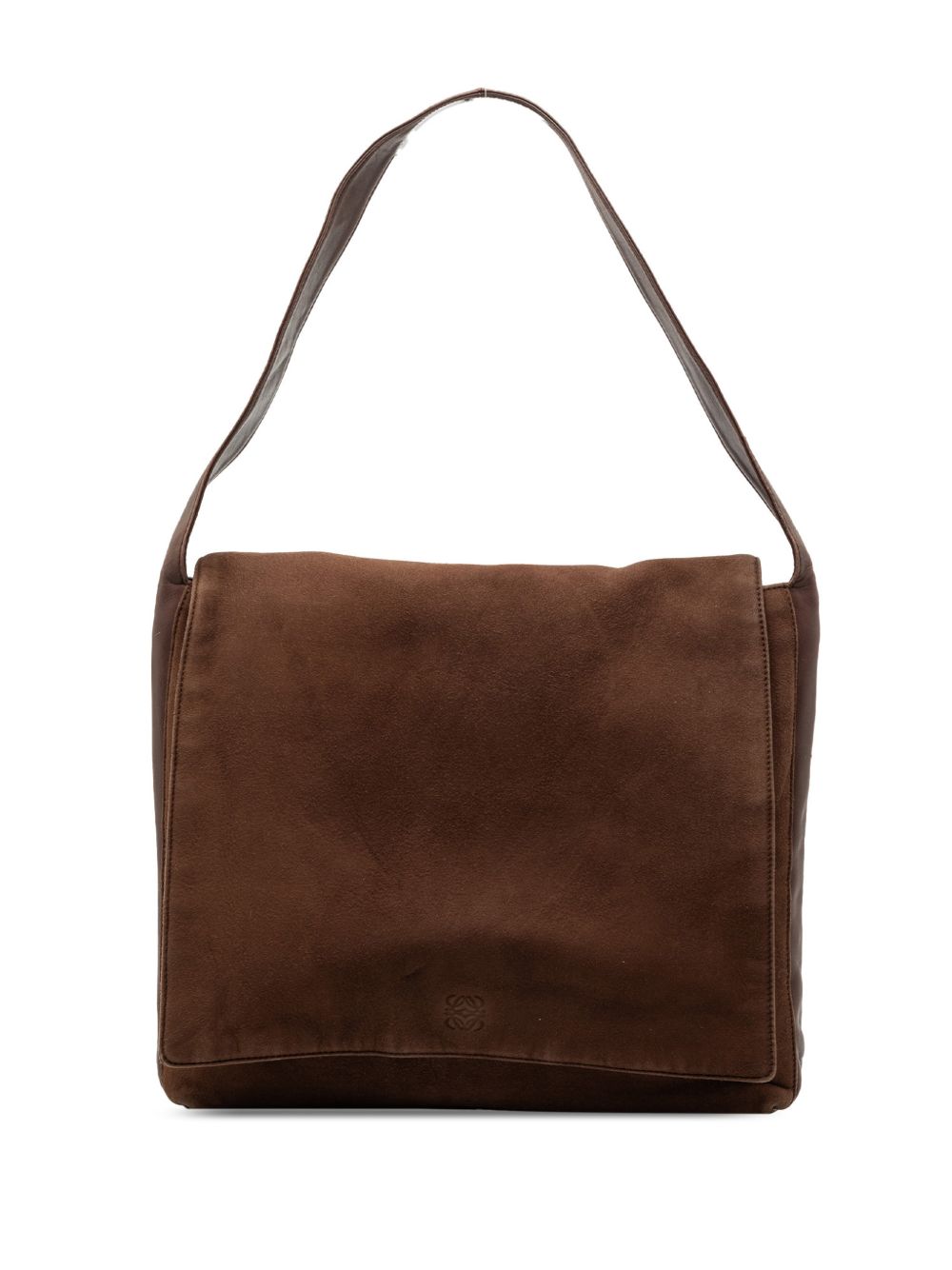 1990-2020 Suede Anagram Flap shoulder bag