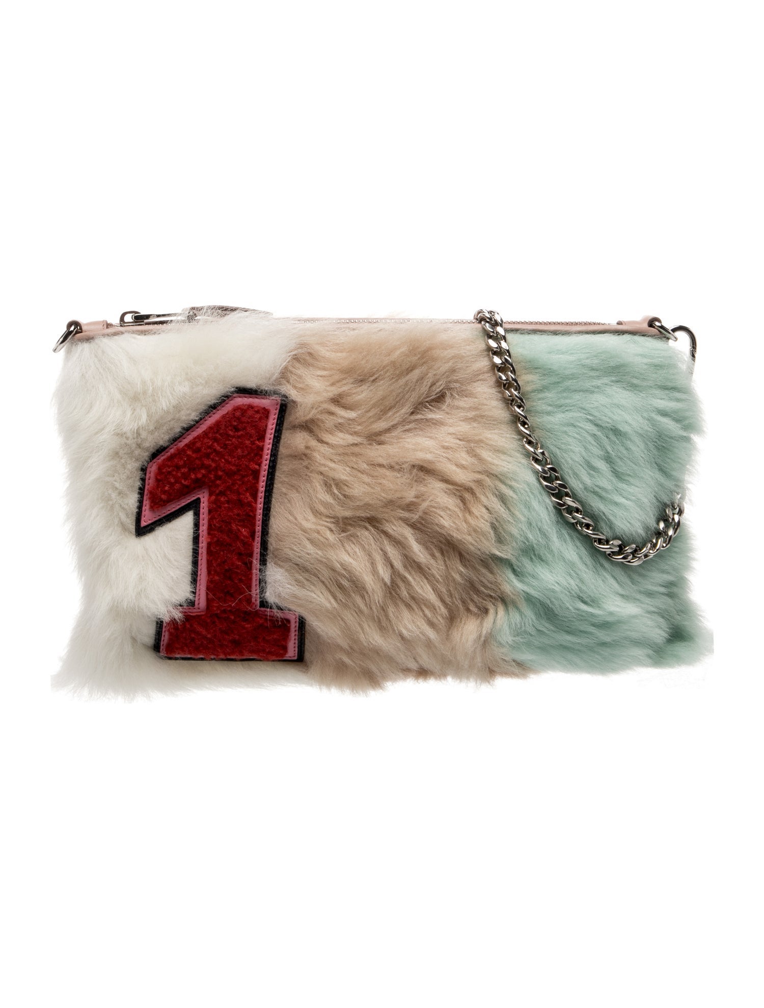 Miu Miu Shearling Shoulder Bag w/ Tags