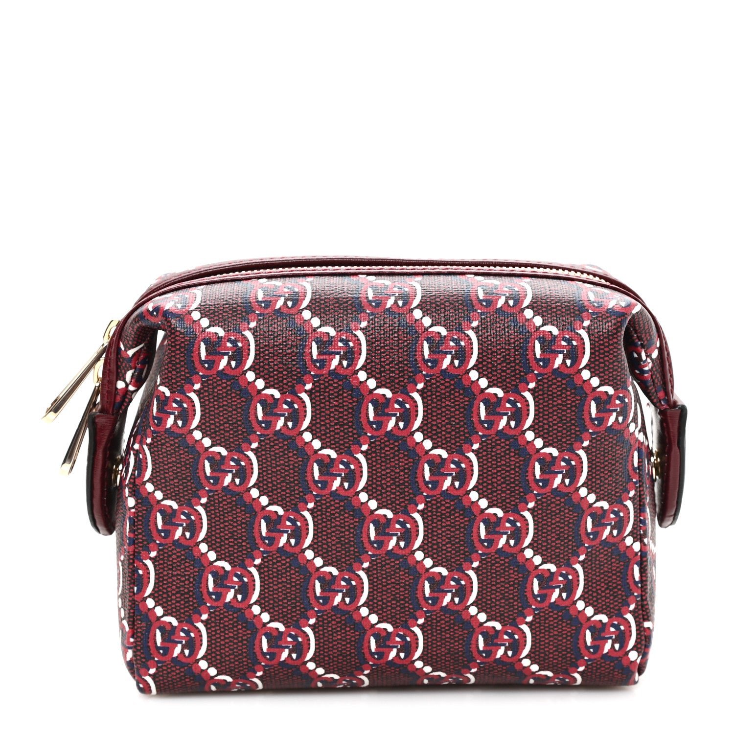 Gucci GG Supreme Shadow Toiletry Pouch Rosso Ancora Red