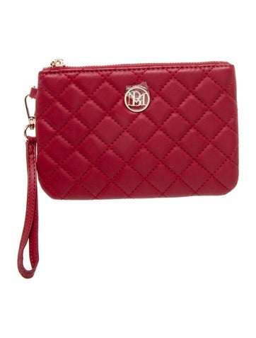 Badgley Mischka Leather Clutch
