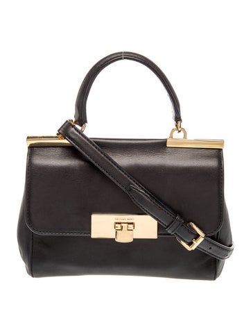 Leather Top Handle Bag