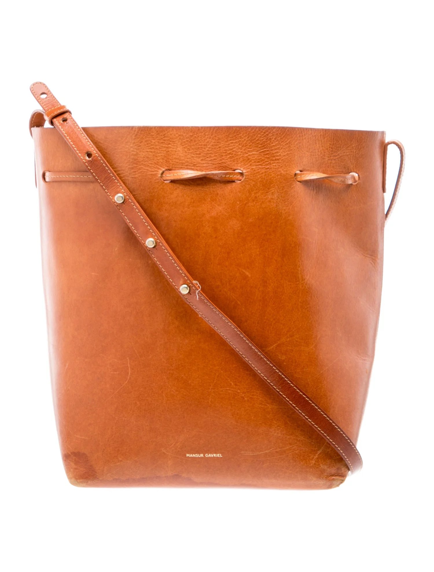 Leather Bucket Bag