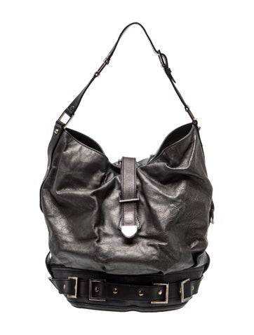 Alexander McQueen Leather Bucket Bag