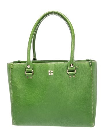 Leather Top Handle Bag