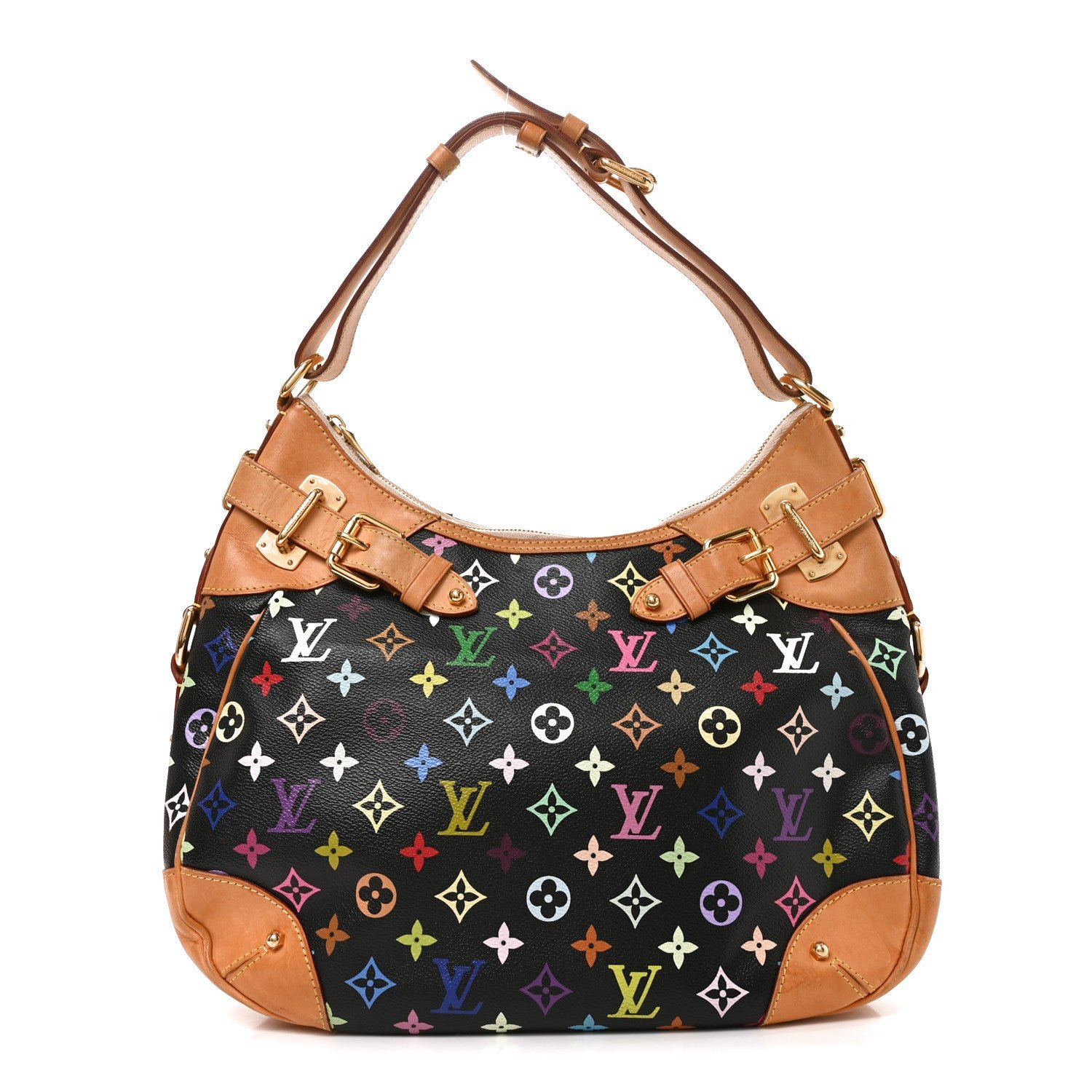 Louis Vuitton Monogram Multicolor Greta Black