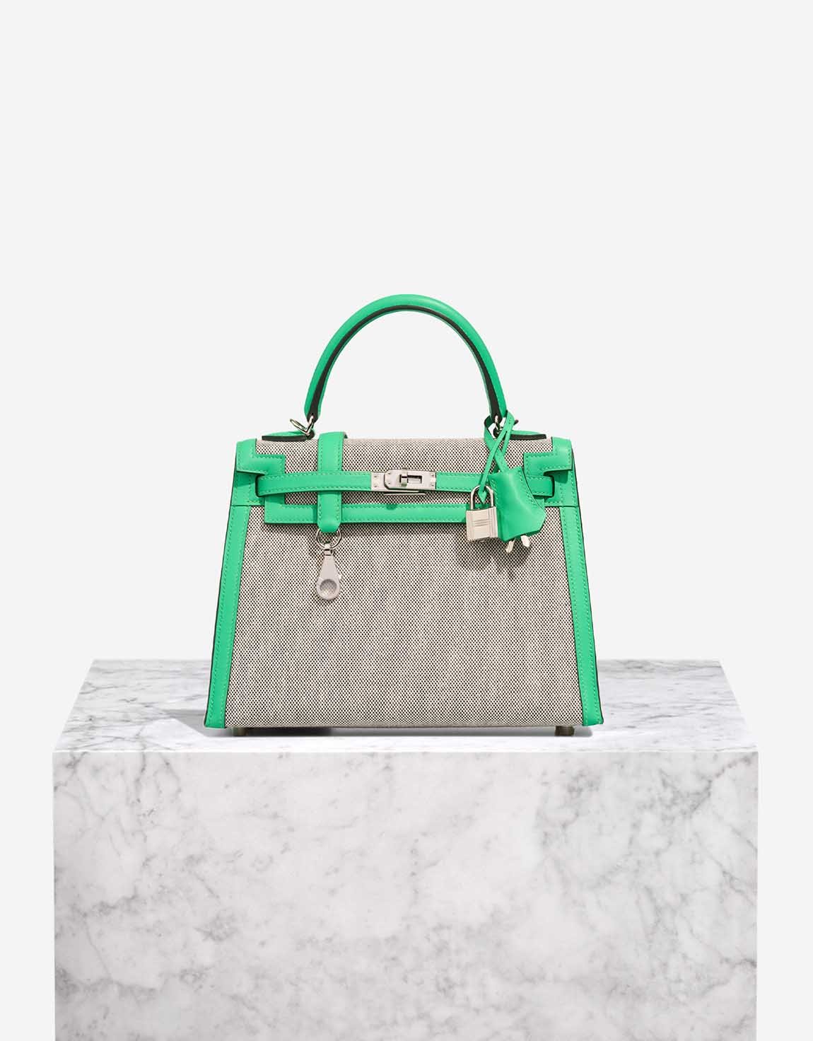 
		Kelly 25 Toile / Swift Écru / Black / Vert Comics    