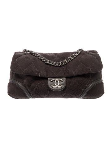 Suede XL Flap Bag
