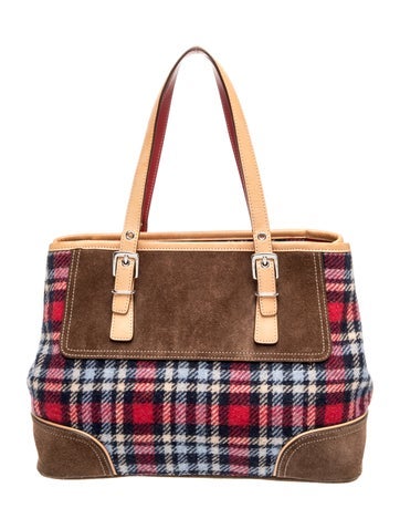 Coach Wool Shoulder Bag