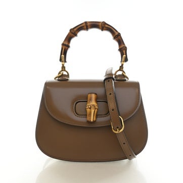 Calfskin Bamboo 1947 Top Handle Mini