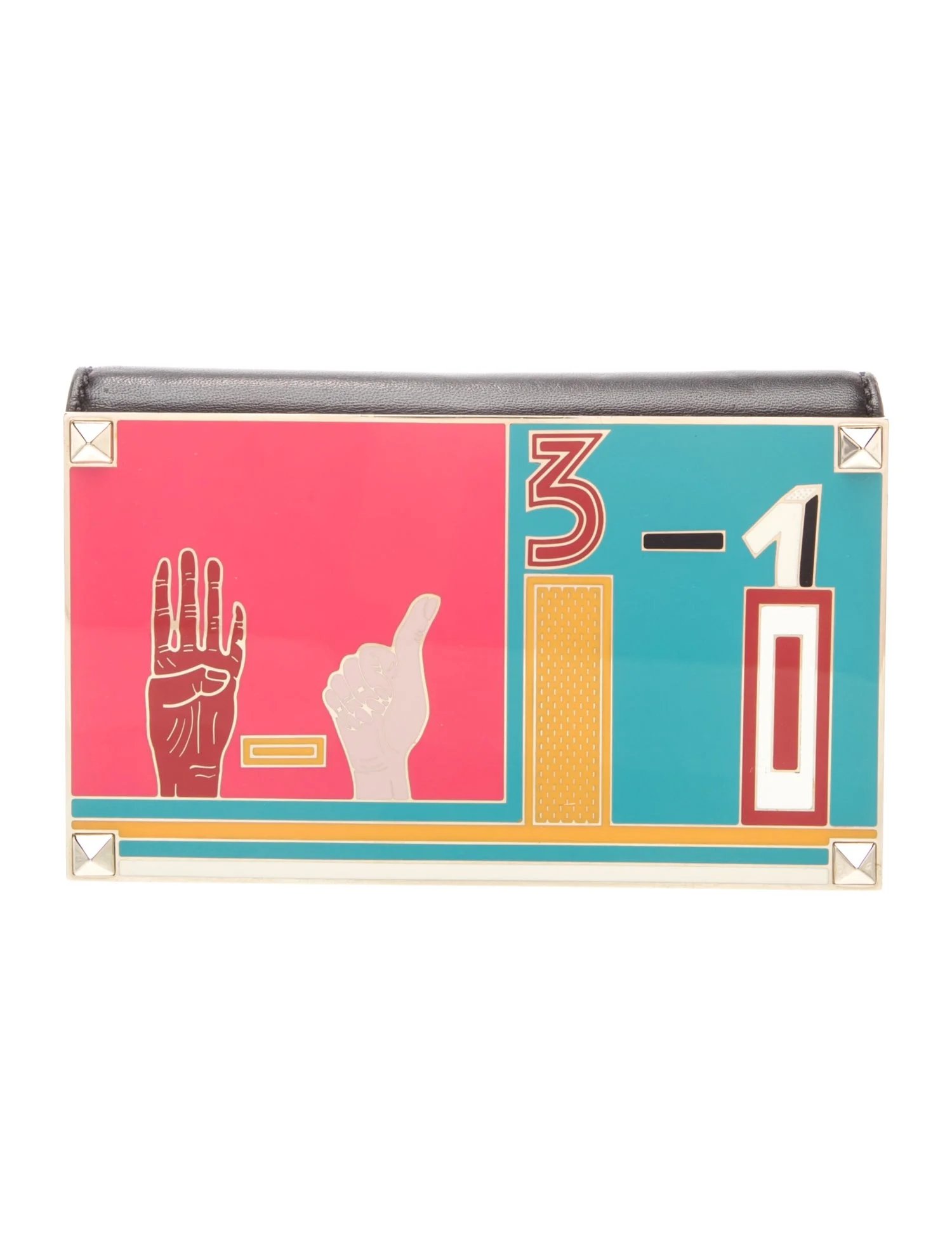 Valentino Rockstud Clutch