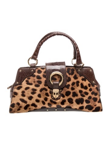 Ponyhair Top Handle Bag