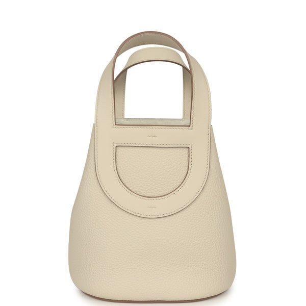 Hermes In-The-Loop 18 Beton Clemence, Swift Gold Hardware