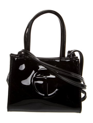 Telfar Vegan Patent Leather Crossbody Bag