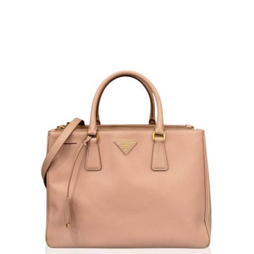 Saffiano Lux Leather Tote Medium