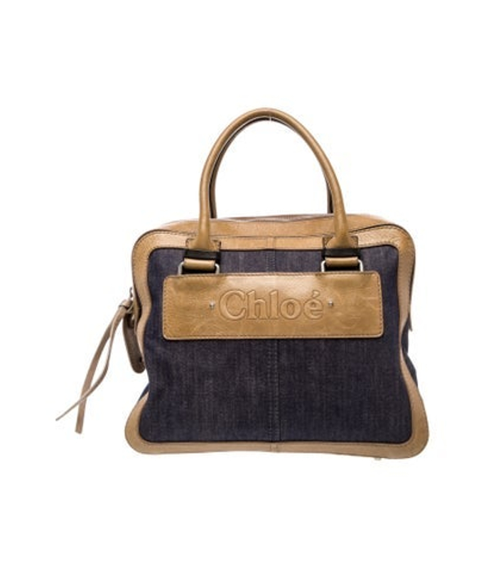 Chloe Denim Crossbody Bag Large
