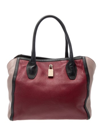 Leather Top Handle Bag