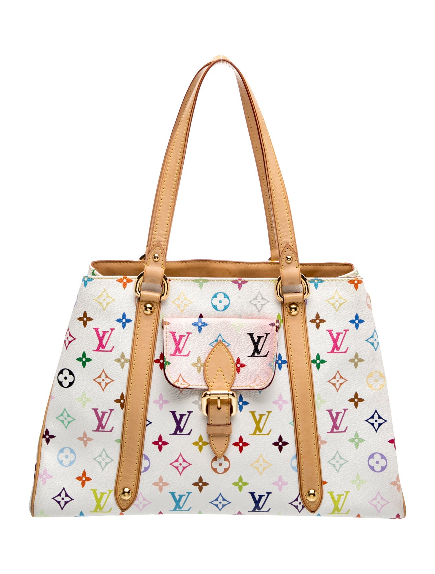 Multicolore Monogram Takashi Murakami Aurelia MM Tote Bag Vintage