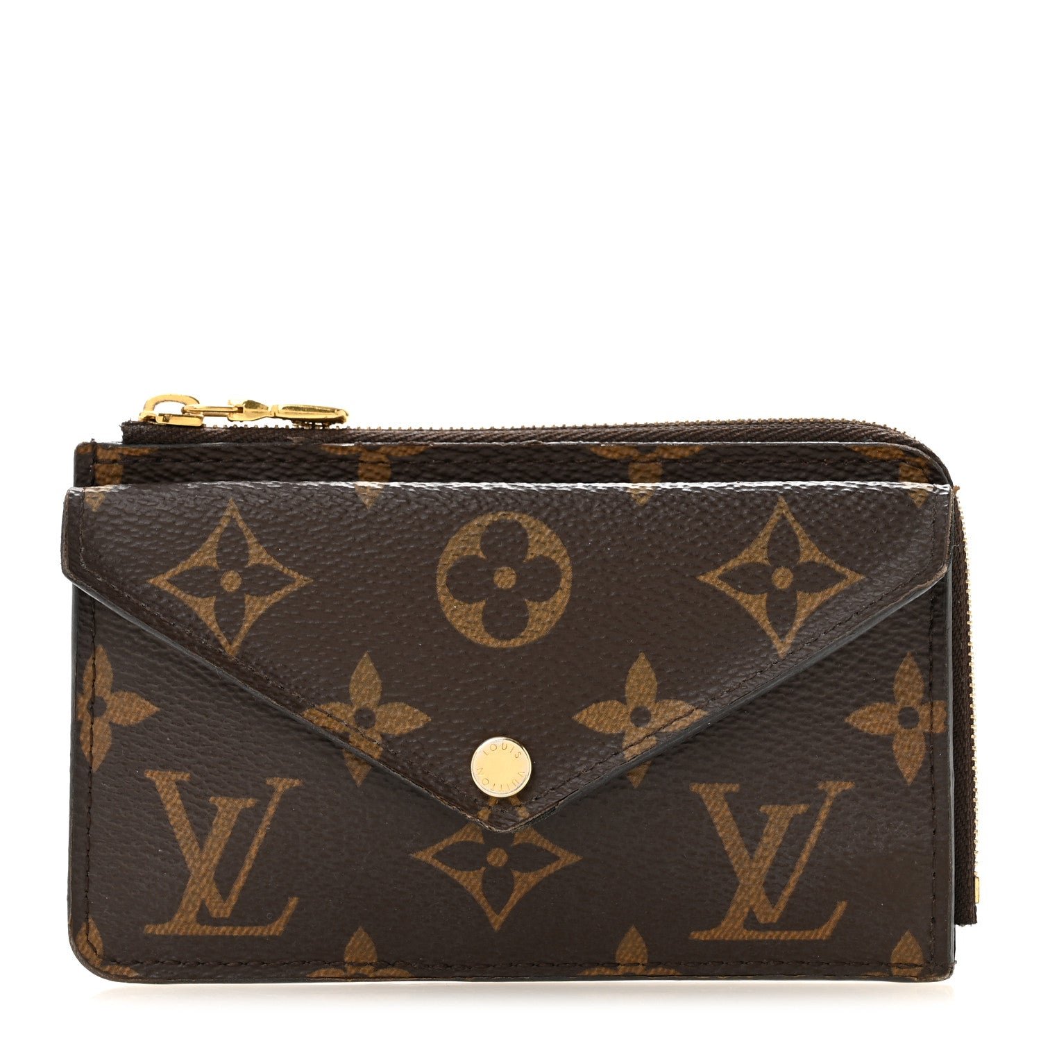 Louis Vuitton Monogram Recto Verso Card Holder Black