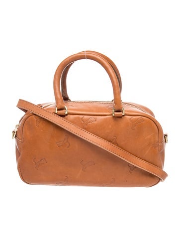 Leather Top Handle Bag