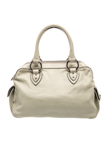 Leather Top Handle Bag
