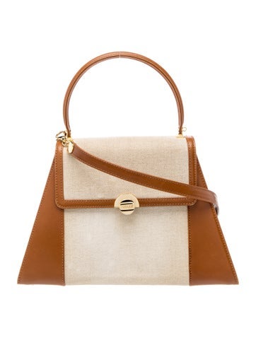 Leather Top Handle Bag