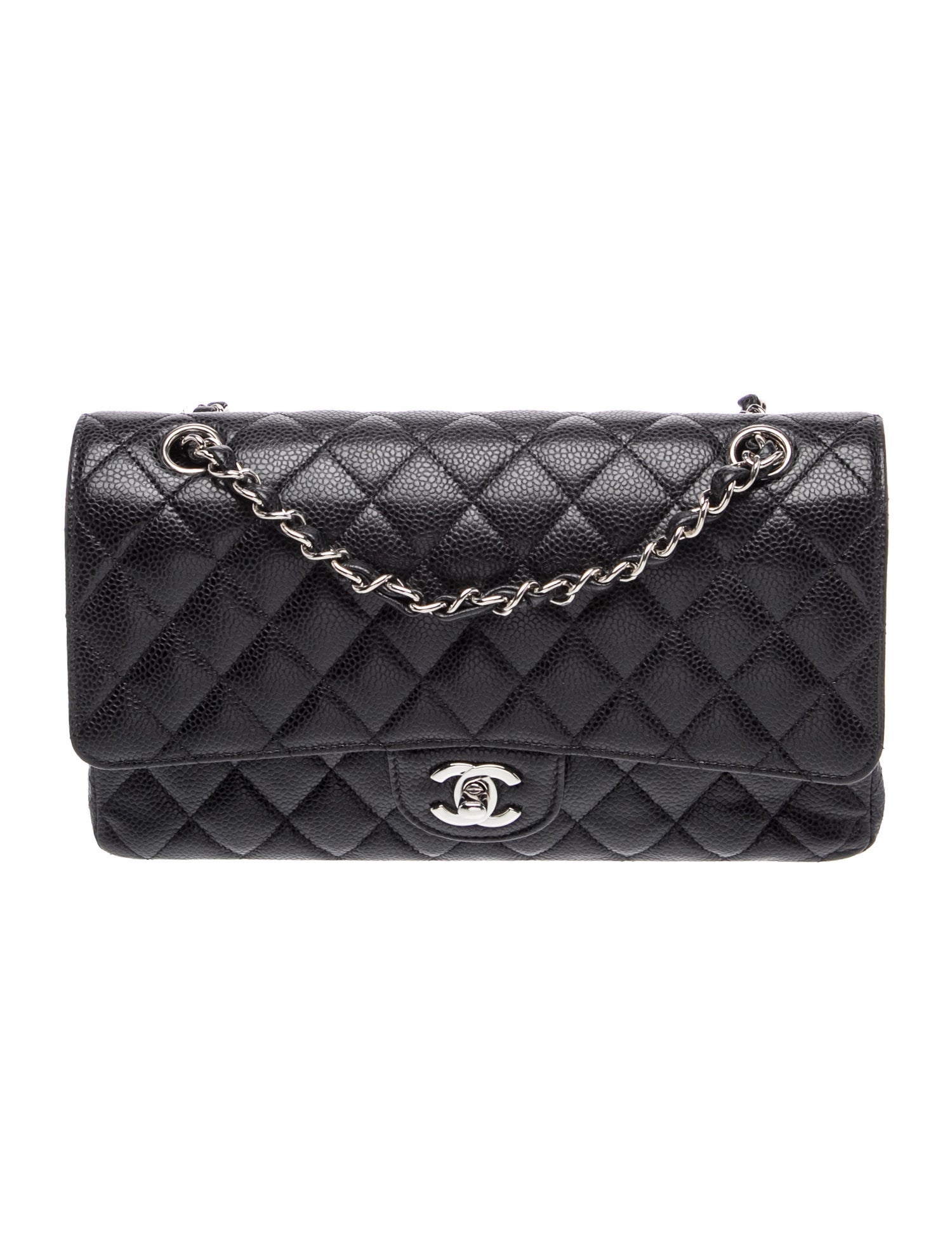 2021 Caviar Medium Double Flap