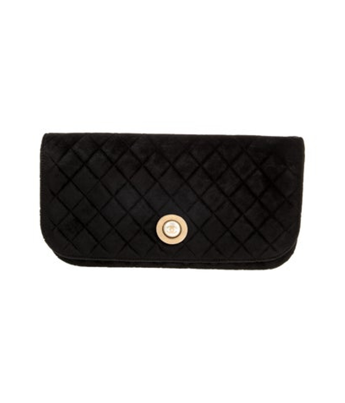 Chanel Paris Cosmopolite Velvet Clutch