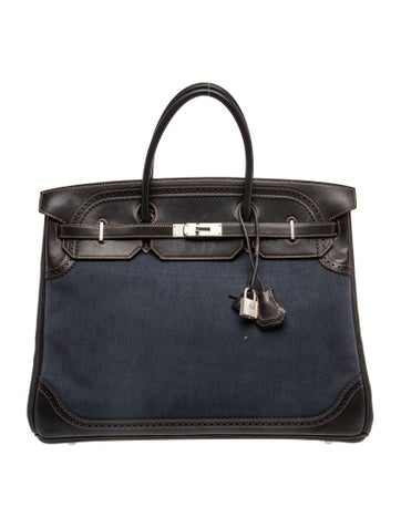 Hermes Toile H & Evercalf Ghillies Birkin 35