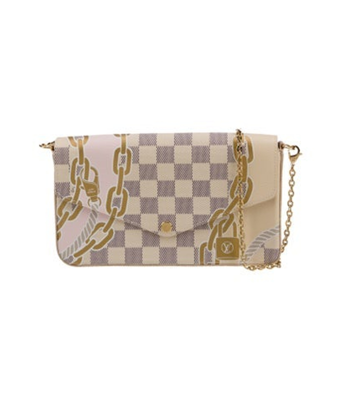 Louis Vuitton Vuitton Damier Azur Nautical Pochette Felicie