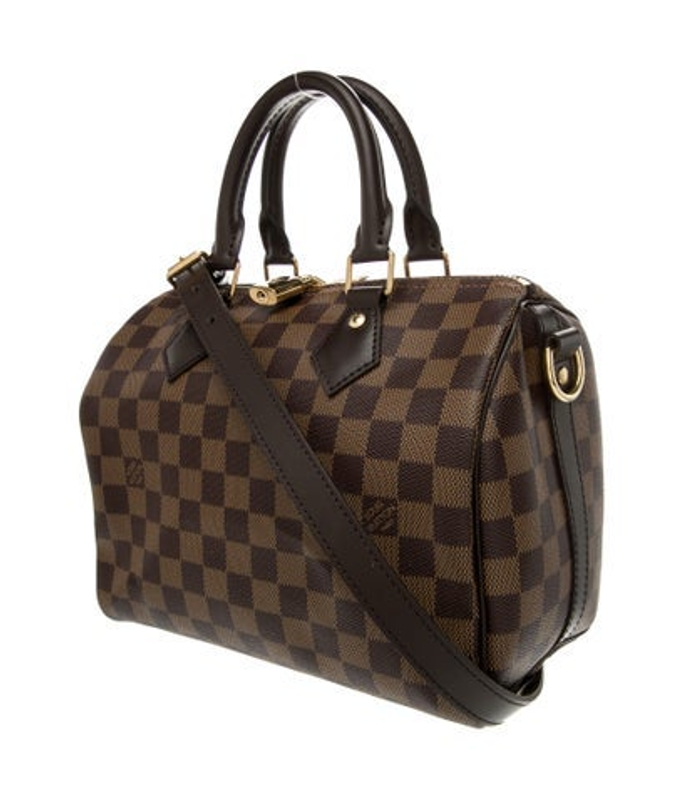 Louis Vuitton Vuitton Damier Ebene Speedy Bandouliere 25