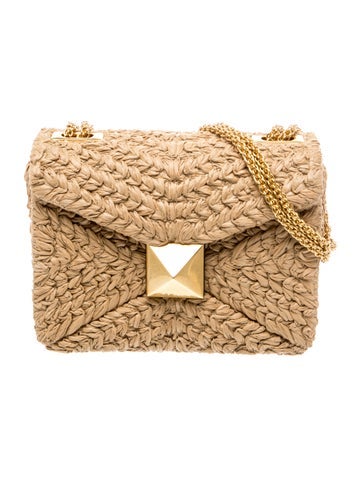 Raffia Garavani One Stud Small