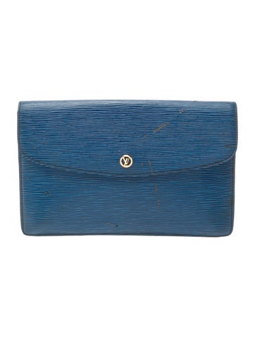 Epi Leather Pochette Montaigne