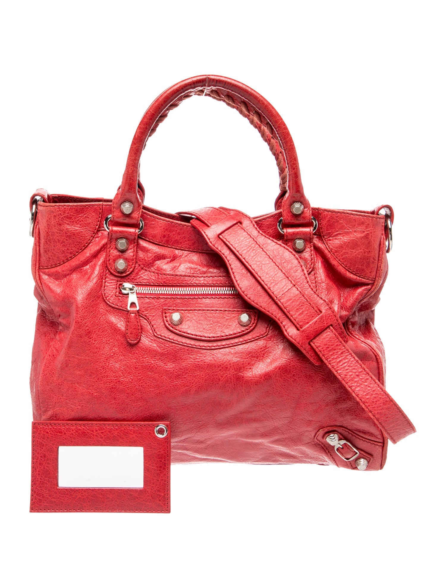 Leather Top Handle Bag
