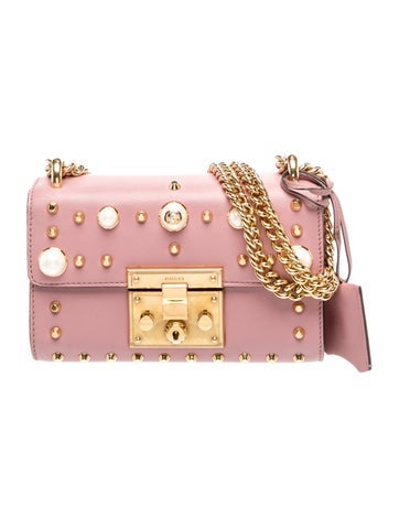 Faux Pearl Padlock Small