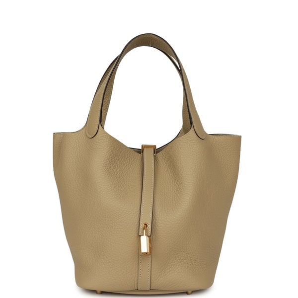 Hermes Hermes Picotin Lock 22 Trench Clemence Gold Hardware