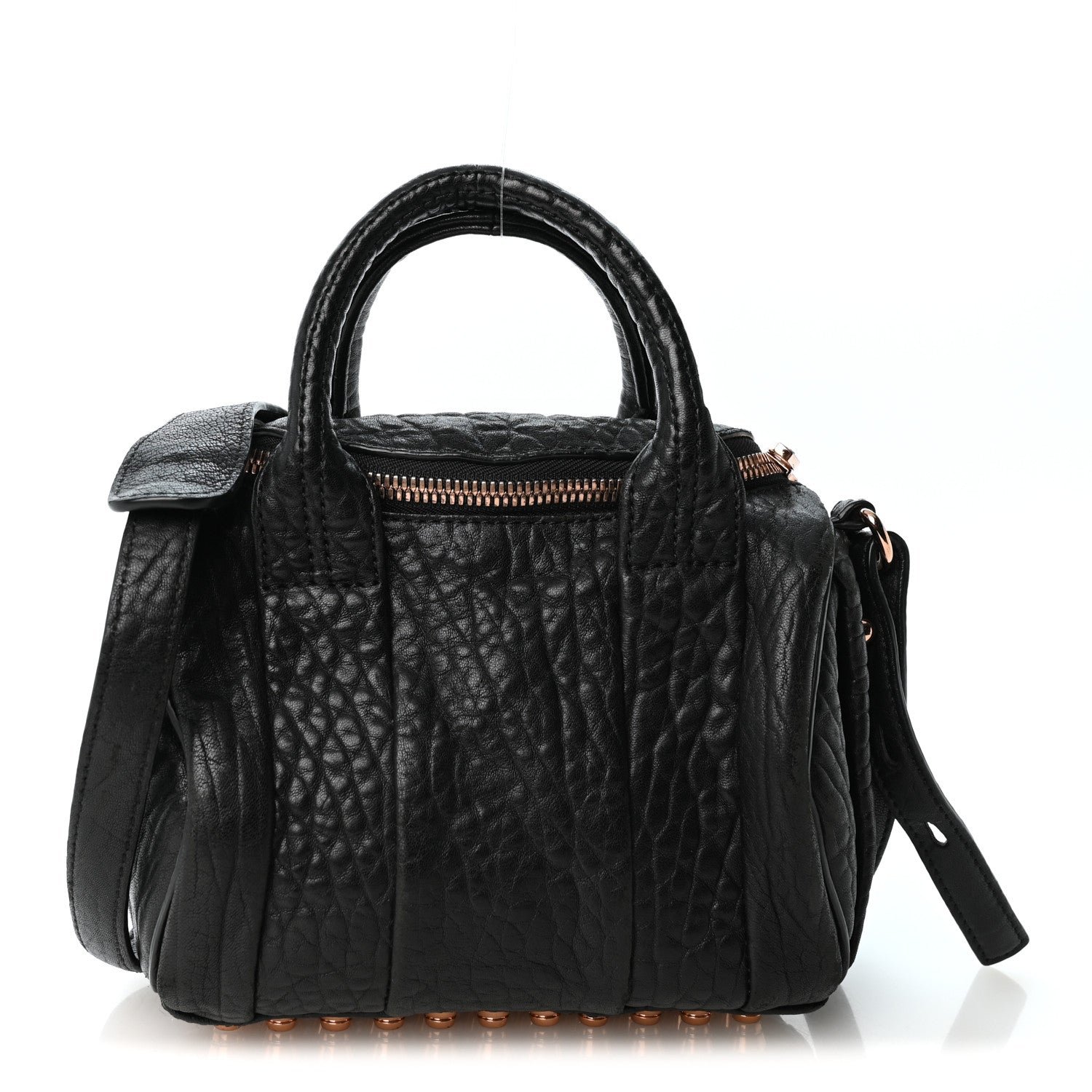 Alexander Wang Pebbled Lambskin Mini Rockie Black Rhodium Hardware