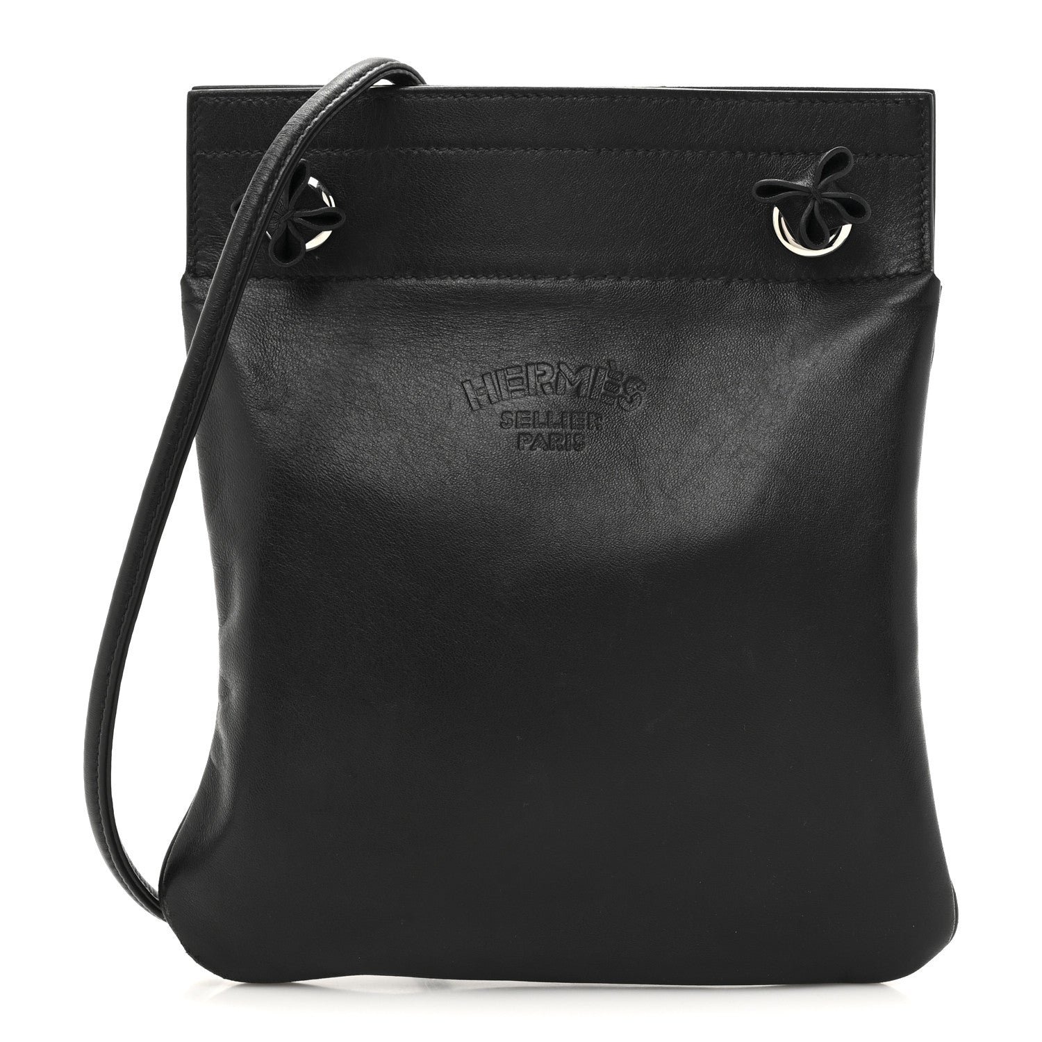 Hermes Milo Lambskin Swift Mini Aline Black