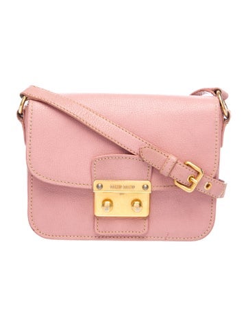 Miu Miu Leather Messenger Bag