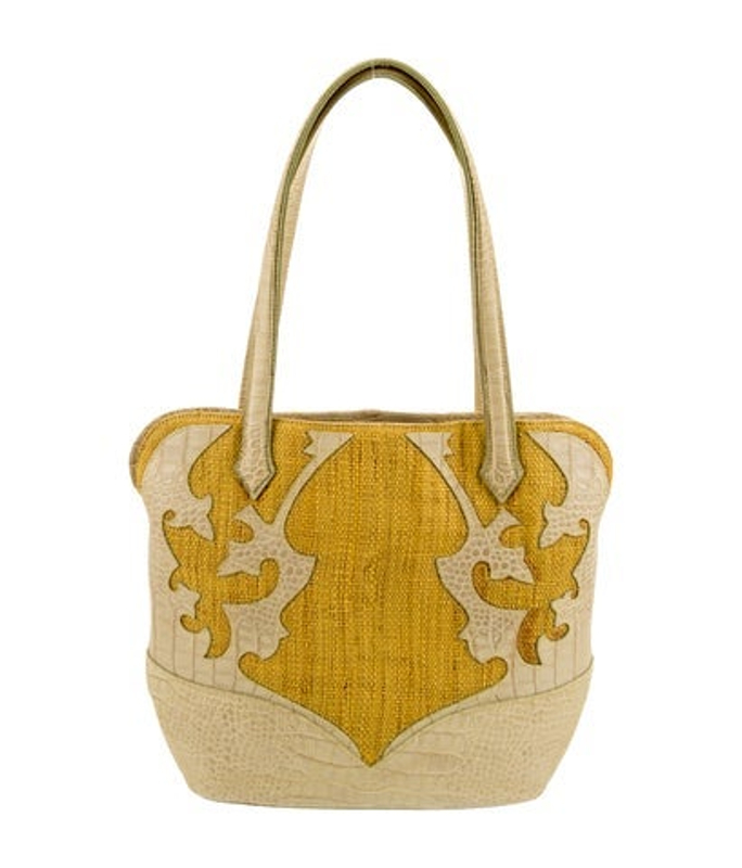 Etro Straw Shoulder Bag