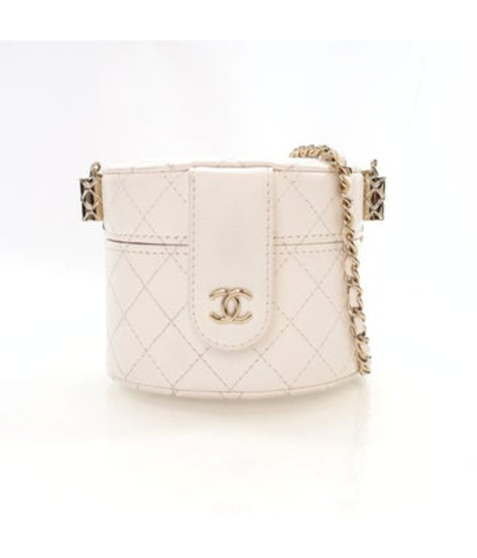 Chanel Interlocking Cc Allure Vanity Case With Chain Mini