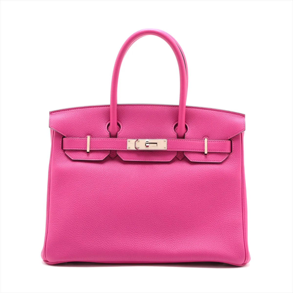 Hermès Birkin 30 Le Tournay Togo Rose Purple Silver Metal Fittings