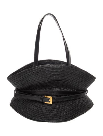 Balmain Raffia Tote